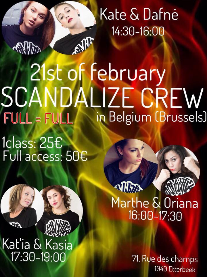 Scandalize crew Brussels